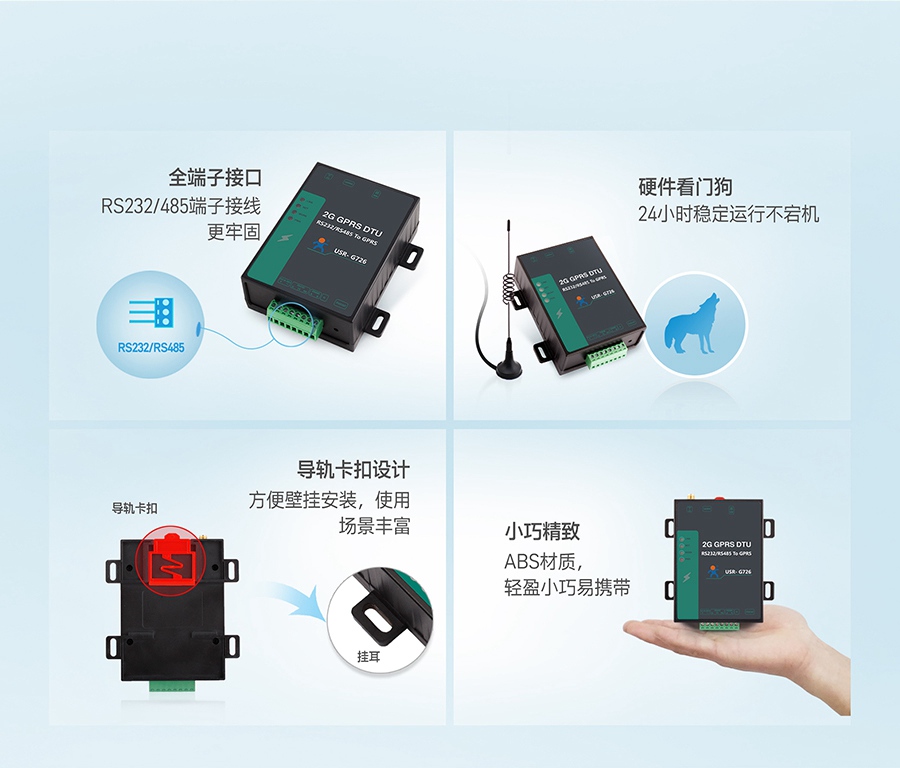 高性價比GPRS DTU硬件優化升級