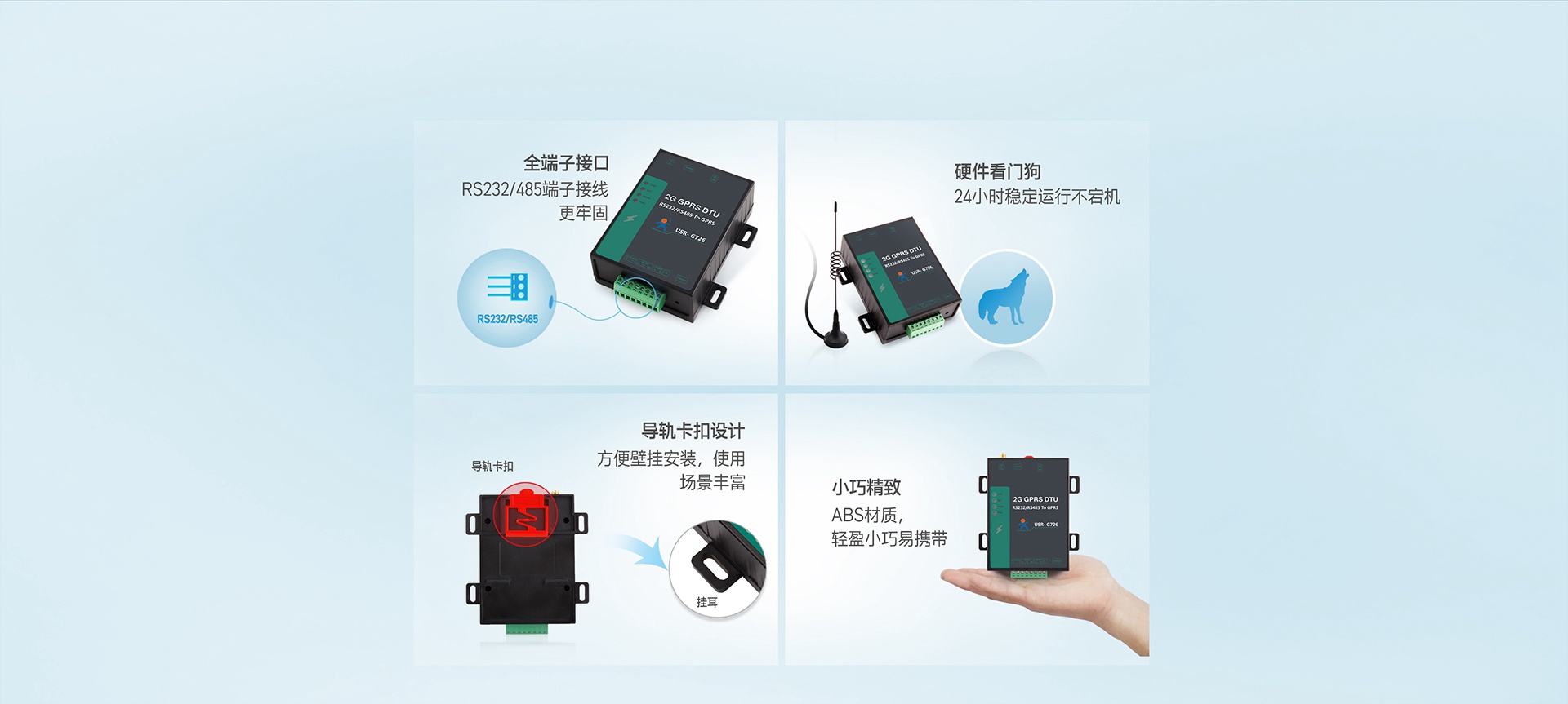 高性價比GPRS DTU硬件優化升級